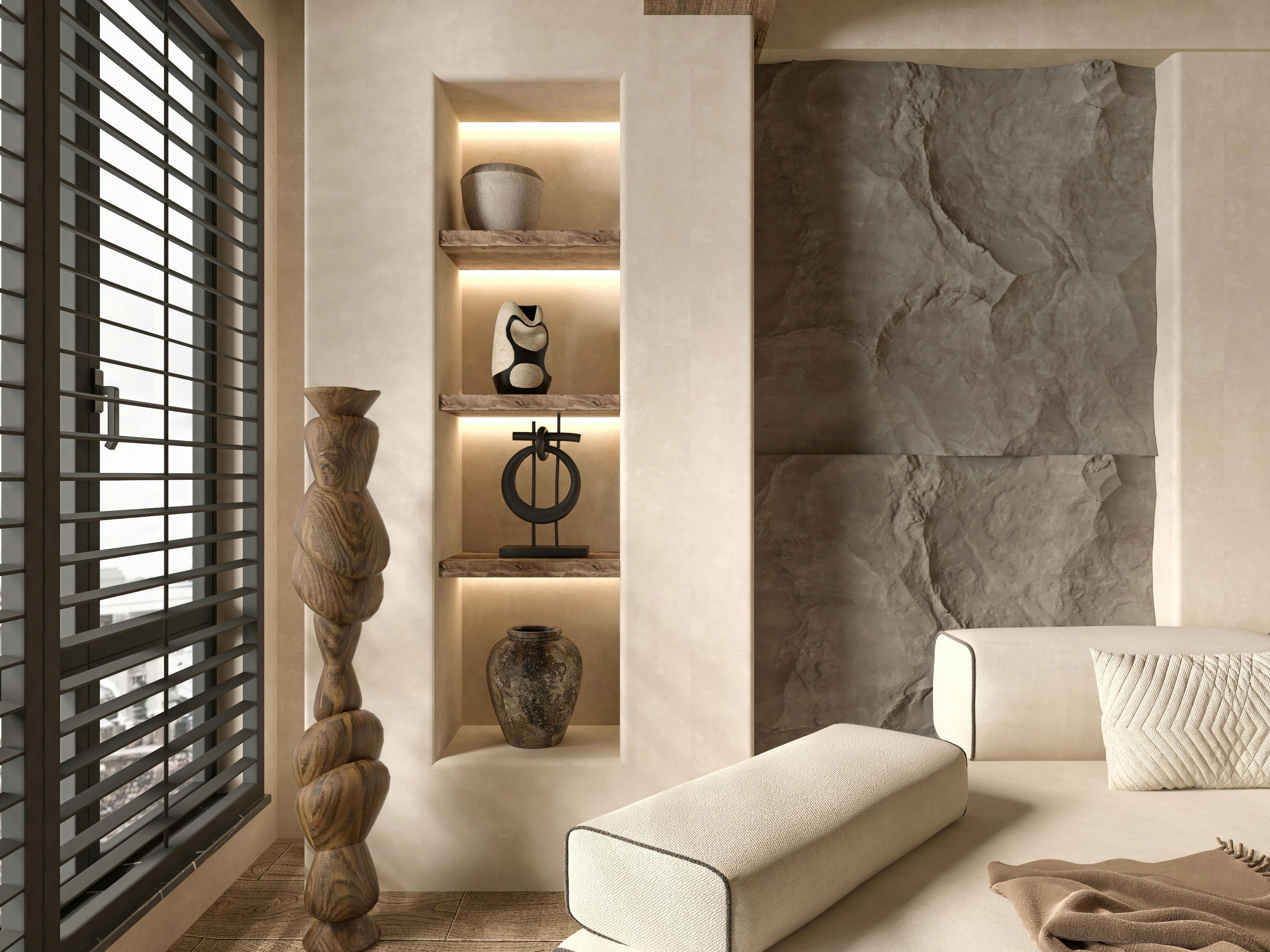 Intérieur organisé et élégant